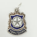Vintage 925 Sterling Silver Yorkshire Travel Charm CA25-44