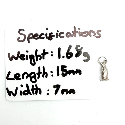 Vintage 925 Sterling Silver Penguin Charm CA29-2