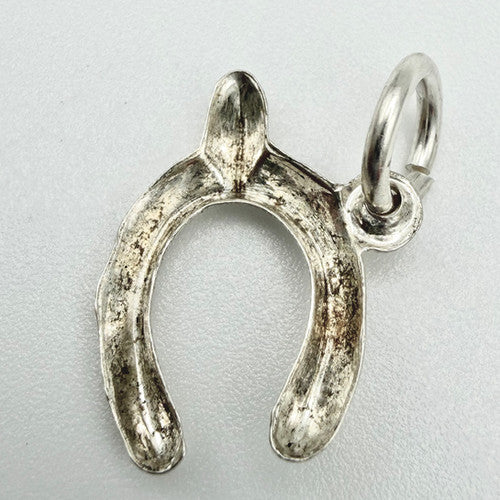 Vintage 925 Sterling Silver Wishbone Charm CA24-52
