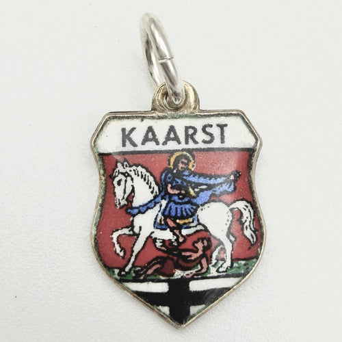 Vintage 800 Silver Kaarst Travel Charm CA22-15