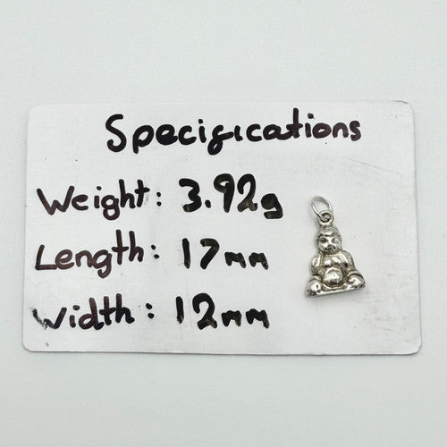 Vintage 925 Sterling Silver Buddha Charm CA20-54