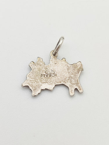 Vintage 925 Sterling Silver Dutch Weather House Charm CA13-81