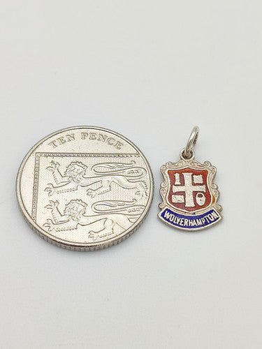 Vintage 925 Sterling Silver Wolverhampton Travel Charm CA14-28