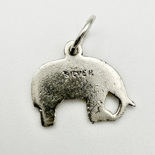 Vintage 925 Sterling Silver Elephant Charm CA20-45