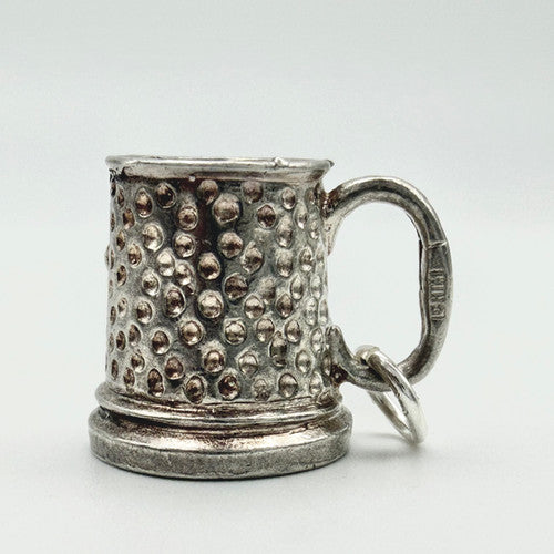 Vintage 925 Sterling Silver Tankard Charm CA23-22