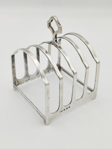 Vintage 925 Sterling Silver Toast Rack LOH2