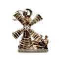 Vintage 925 Sterling Silver Windmill Charm CA27-56