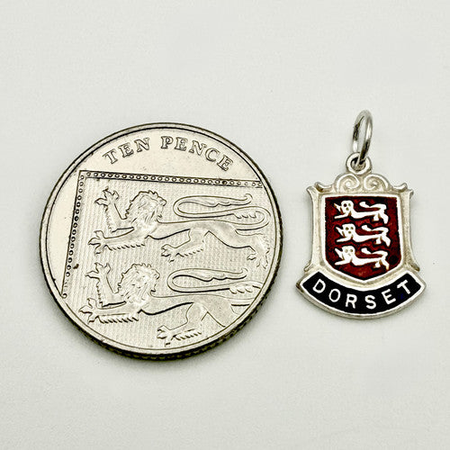 Vintage 925 Sterling Silver Dorset Travel Charm CA20-52