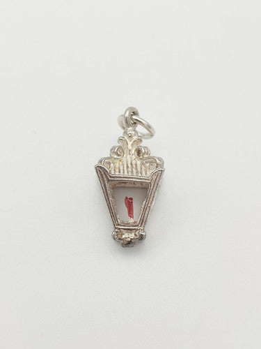 Vintage 925 Sterling Silver Lantern Charm CA14-25