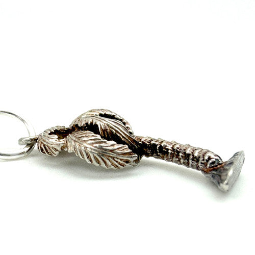 Vintage 925 Sterling Silver Palm Tree Charm CA27-1