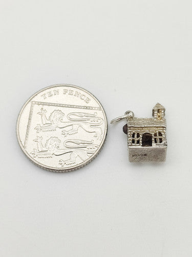 Vintage 925 Sterling Silver Church Charm CA15-52