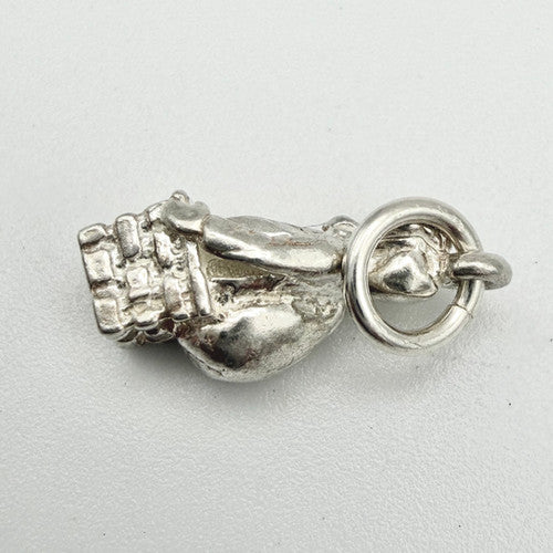 Vintage 925 Sterling Silver Santa Charm CA22-60