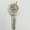 Vintage 925 Sterling Silver Key Charm CA23-23