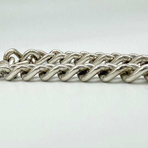 Vintage 925 Sterling Silver Heart Padlock Curb Bracelet Bracelets-65