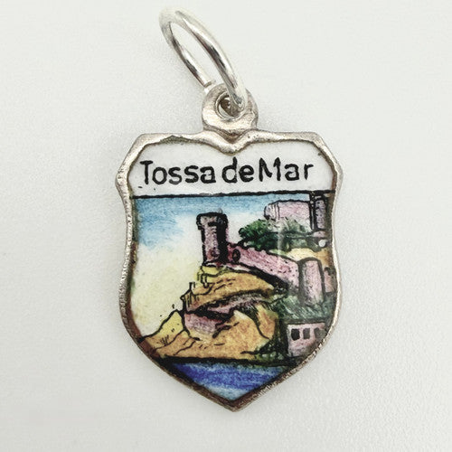 Vintage 800 Silver Tossa De Mar Travel Charm CA25-21
