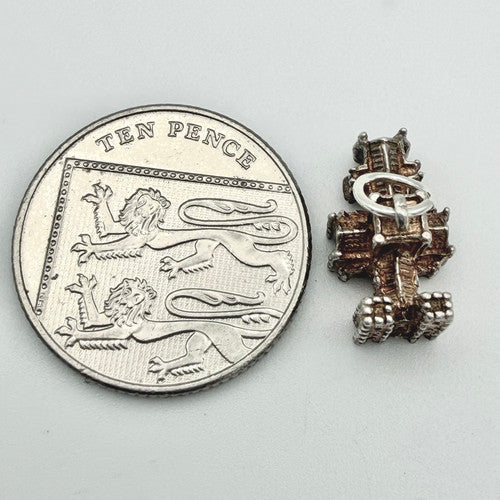 Vintage 925 Sterling Silver Westminster Abbey Charm CA21-30