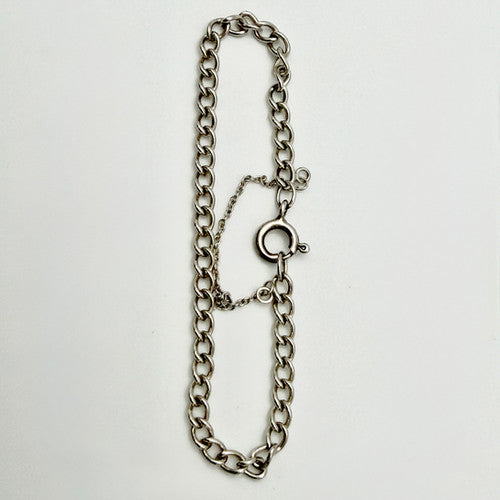Vintage Solid 925 Sterling Silver Curb Bracelet Bracelet-55