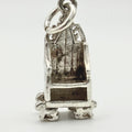 Vintage 925 Sterling Silver Throne Charm CA22-32