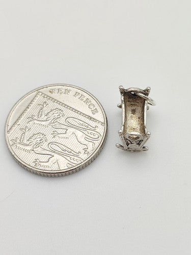 Vintage 925 Sterling Silver Cradle Charm CA17-73