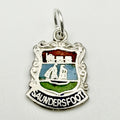 Vintage 925 Sterling Silver Saundersfoot Travel Charm CA20-46