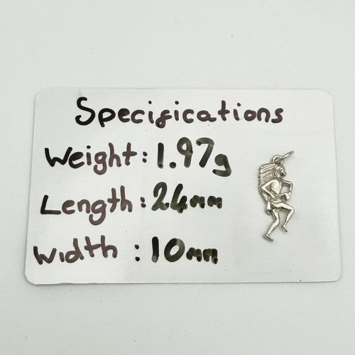 Vintage 925 Sterling Silver Native American Charm CA24-25