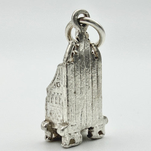 Vintage 925 Sterling Silver Throne Charm CA22-32
