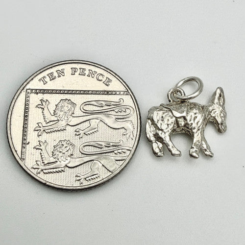 Vintage 925 Sterling Silver Donkey Charm CA22-18