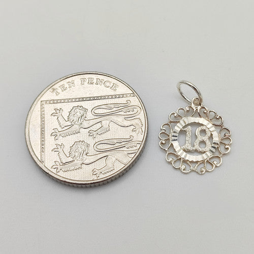 Vintage 925 Sterling Silver 18 Charm CA19-24