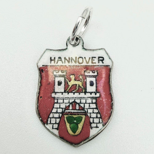 Vintage 800 Silver Hannover Travel Charm CA25-23