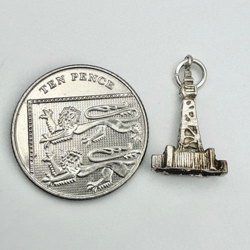 Vintage 925 Sterling Silver Blackpool Tower Charm CA24-63