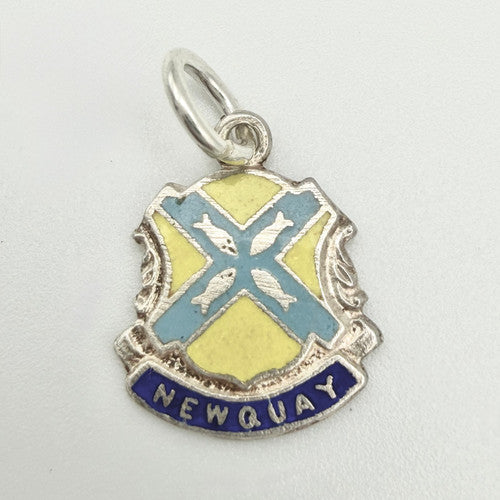 Vintage 925 Sterling Silver Newquay Travel Charm CA24-2