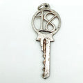 Vintage 925 Sterling Silver 18 Key Charm CA26-30