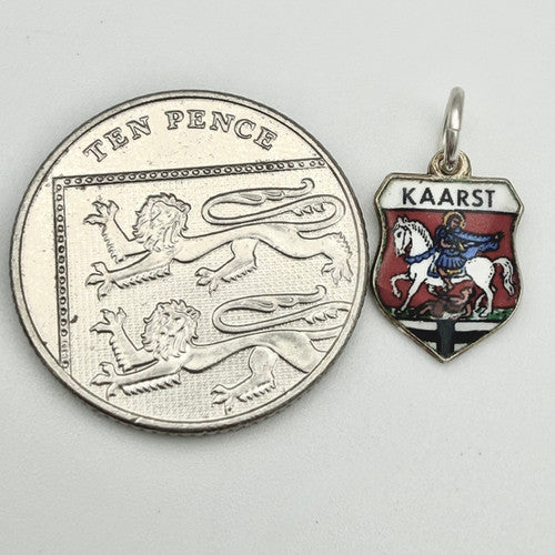 Vintage 800 Silver Kaarst Travel Charm CA22-15
