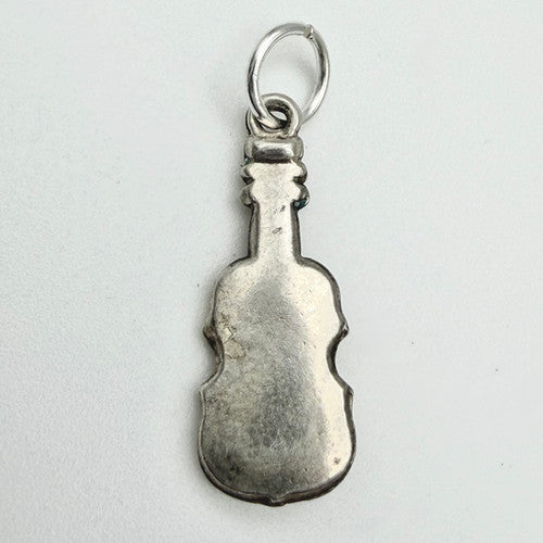Vintage 925 Sterling Silver Cello Charm CA21-20