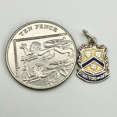 Vintage 925 Sterling Silver Stratford-Upon-Avon Travel Charm CA24-69