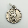 Vintage 925 Sterling Silver St Christopher Charm CA19-75