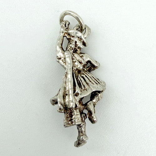Vintage 925 Sterling Silver Highland Dancer Charm CA28-5