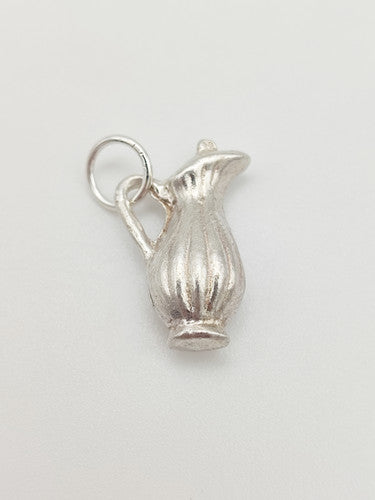 Vintage 925 Sterling Silver Jug Charm CA18-61