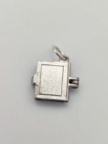 Vintage 925 Sterling Silver Bible Charm CA16-61