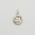 Vintage 925 Sterling Silver 21 Charm CA19-19