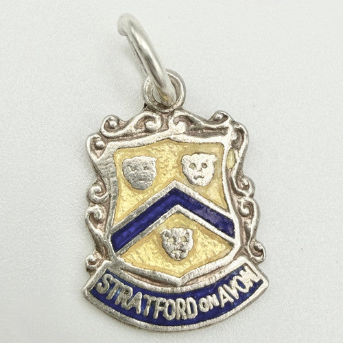 Vintage 925 Sterling Silver Stratford-Upon-Avon Travel Charm CA24-69