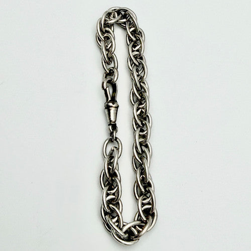 Vintage 925 Sterling Silver Fancy Link Bracelet Bracelet-53