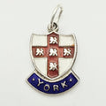 Vintage 925 Sterling Silver York Travel Charm CA20-24