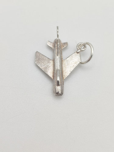 Vintage 925 Sterling Silver Aeroplane Charm CA18-54