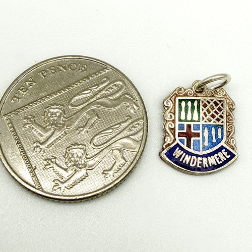 Vintage 925 Sterling Silver Windermere Charm CA26-26
