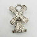 Vintage 925 Sterling Silver Windmill Charm CA22-49