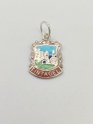 Vintage 925 Sterling Silver Tintagel Travel Charm CA18-62