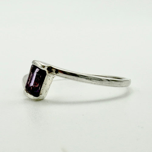 Vintage 925 Sterling Silver Amethyst Ring PAT124