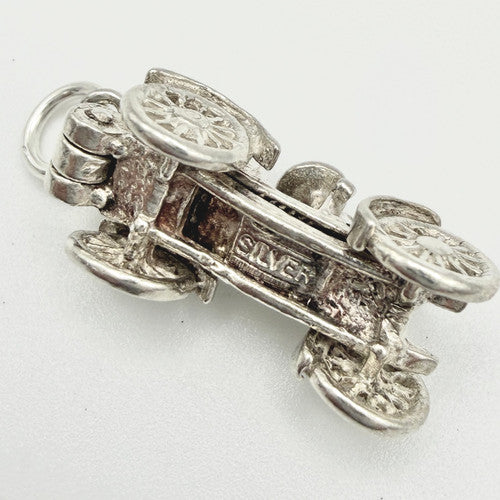 Vintage 925 Sterling Silver Car Charm CA24-22