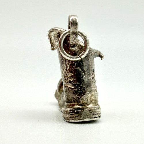 Vintage 925 Sterling Silver Old Boot Charm CA28-44